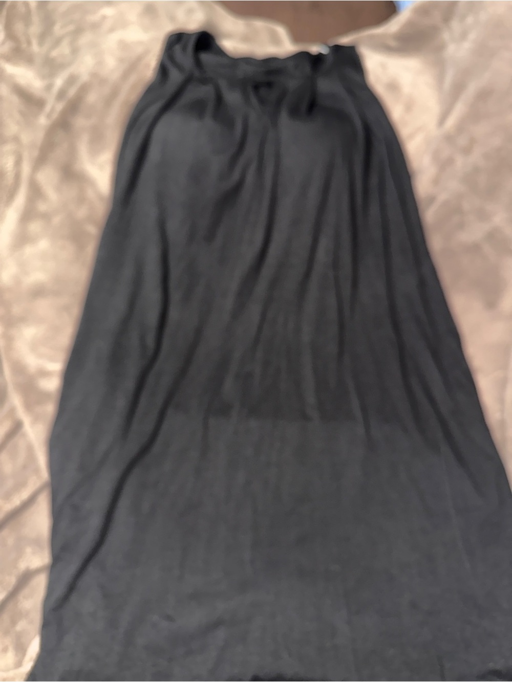 Black Sleeveless Maxi Dress